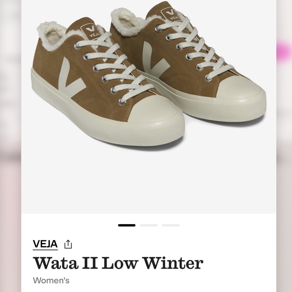 NWT Veja Wata II Low Winter sneakers size 10